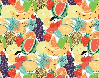 Feelin' Fruity Multi by Camelot Quilting Fabric - 100% cotton -  40" piece