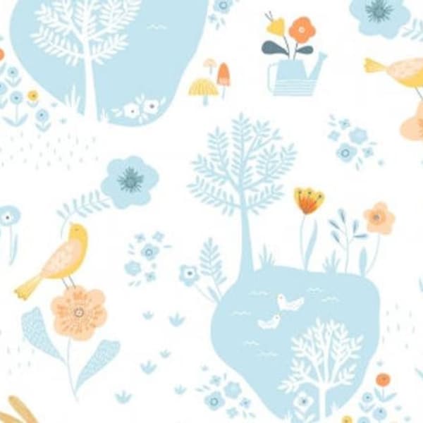 Pond Life by Dear Stella Quilting Fabric - 100% cotton -  1/2 YD CUTS