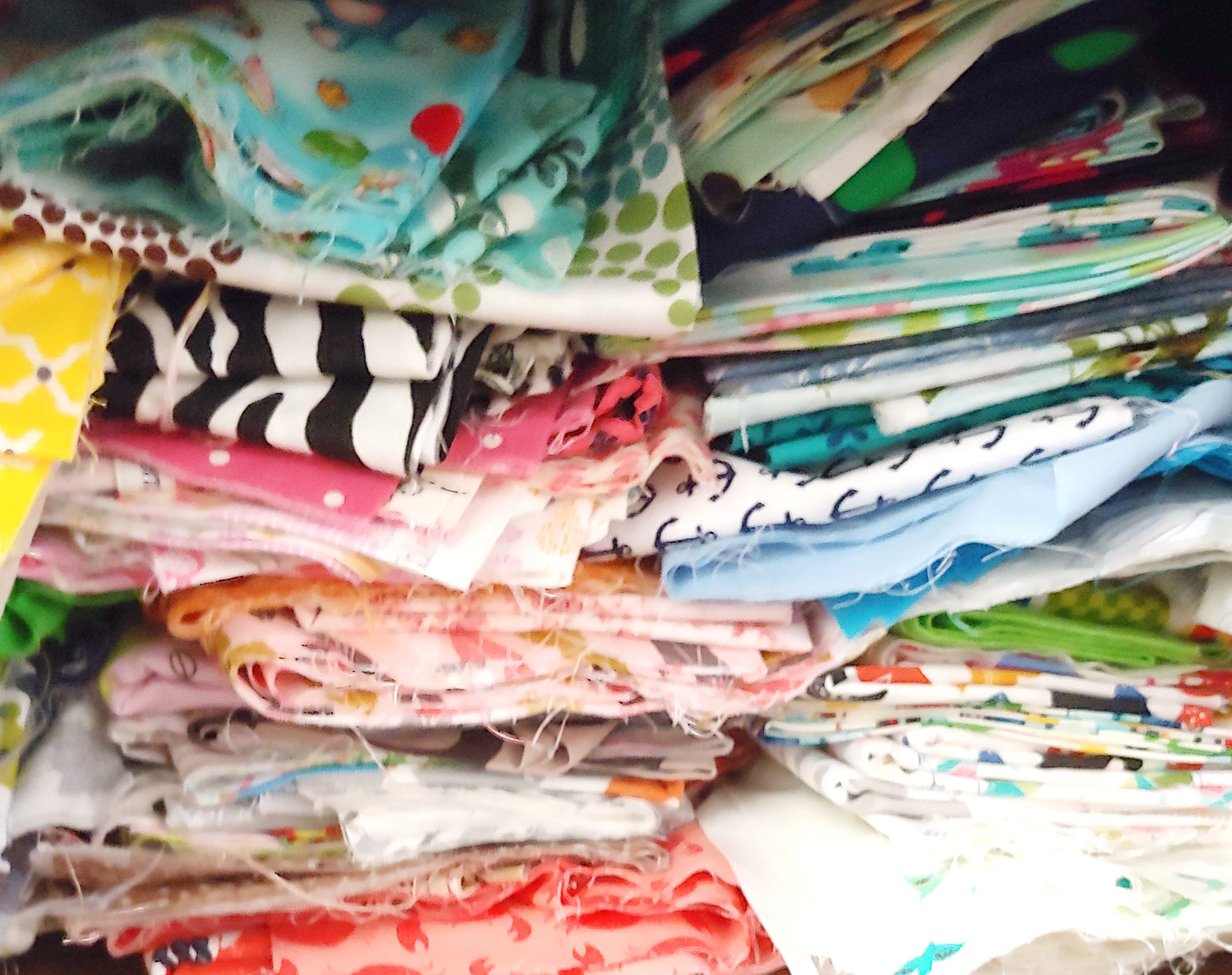 One Pound 1/2kg of Fabric SCRAPS Quilting Fabric 100 Etsy