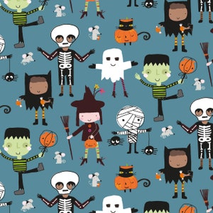 Trick or Treat 2185 by Dashwood Studios Halloween Quilting Fabric - 100% cotton -  1/2 YD CUTS