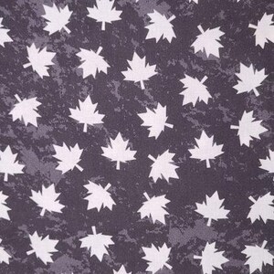 Black/White Marbled Canadian Theme Maple Leaf - Canada Day Quilting Fabric- 100 % cotton - quilting; crafts -  By the 1/2 yard