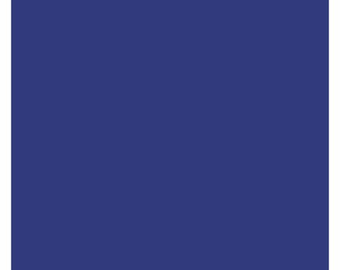 Solid Royal Blue Flannel Fabric FLN021S - 100% cotton -  1 YD 10"