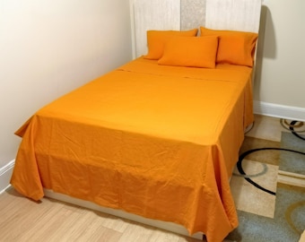 Linnen lakenset (1 laken, 1 hoes, 2 kussenslopen standaard 28" x 20")