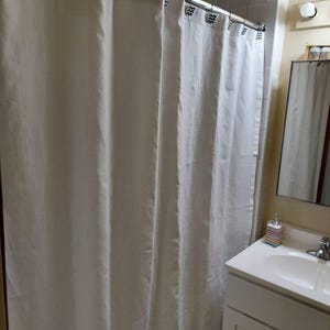 100% Linen Shower Curtain 72&quot;X72&quot;