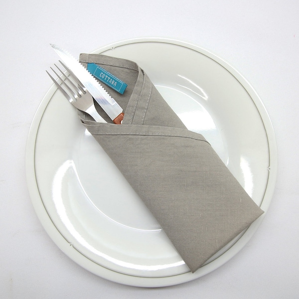 Linen Feel Napkins Etsy