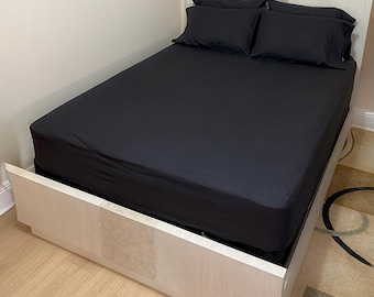 Linen Fitted Sheet Size King