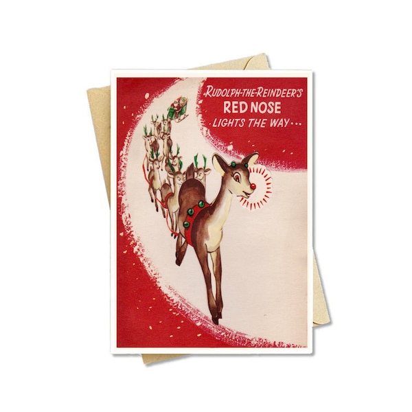 Vintage Style Christmas Cards - Old 1920s - Pack of 8, 12 or 25 - repurposed, vintage style christmas cards 1920s, christmas cards retro