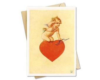 Blank Vintage Valentine Cards - 1920s Valentines- Pack of 8, 12 or 25 - repurposed vintage valentines from 1900s, french, 1950s valentine