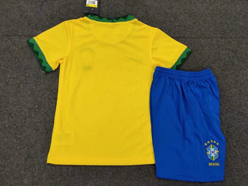 New Brazil football kids jersey Shirt 2021 Soccer Jersey Shirt Etsy