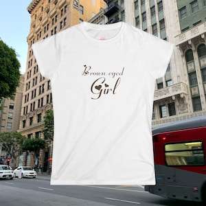 Brown-eyed Girl Women&#39;s Softstyle Coquette Cleangirl Y2K Balletcore Bow Softgirl Lana del ray Tee - A Casual T-Shirt for Every Day