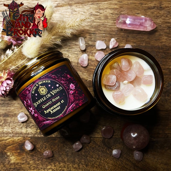 Buy “breath of Venus” Scented Candle – Rose Quartz – Esoteric