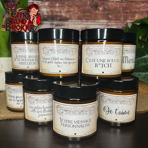 Create your candle with personalized text!