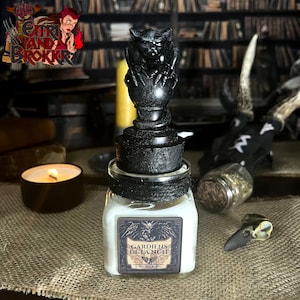 Bougie parfumée Gargouilles – Gardiens de la nuits – Sortilège ambiance mystique et sorcière décorative fait à la main cire de soja