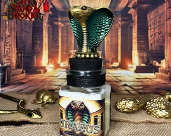 Cobra Uraeus Candle - Mystical Protection, Ancient Egyptian Decor, Unique Gift for Symbolism Lovers