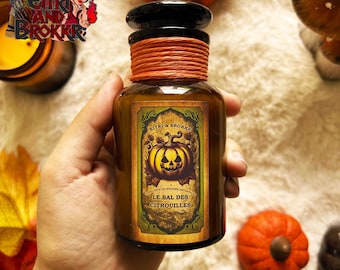 “Le bal des pumpkins” scented candle – Witchy atmosphere with Pumpkin Spice fragrance