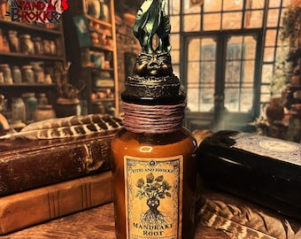 "Mandrake Root - Spirit of the Mandrake" Candle - Magical Plant, Witchcraft, Esotericism, Wiccan Ritual, Enchanted Herbalism