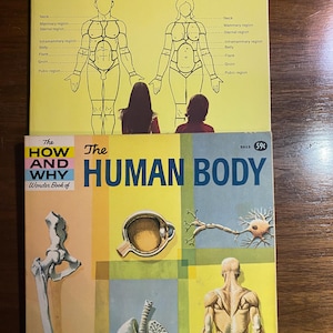 Human Body How and Why Wonder Book - Pick: 1961 or 1976 edition - Paul Blackwood - Understand Functions and Body Parts - fully illustrated