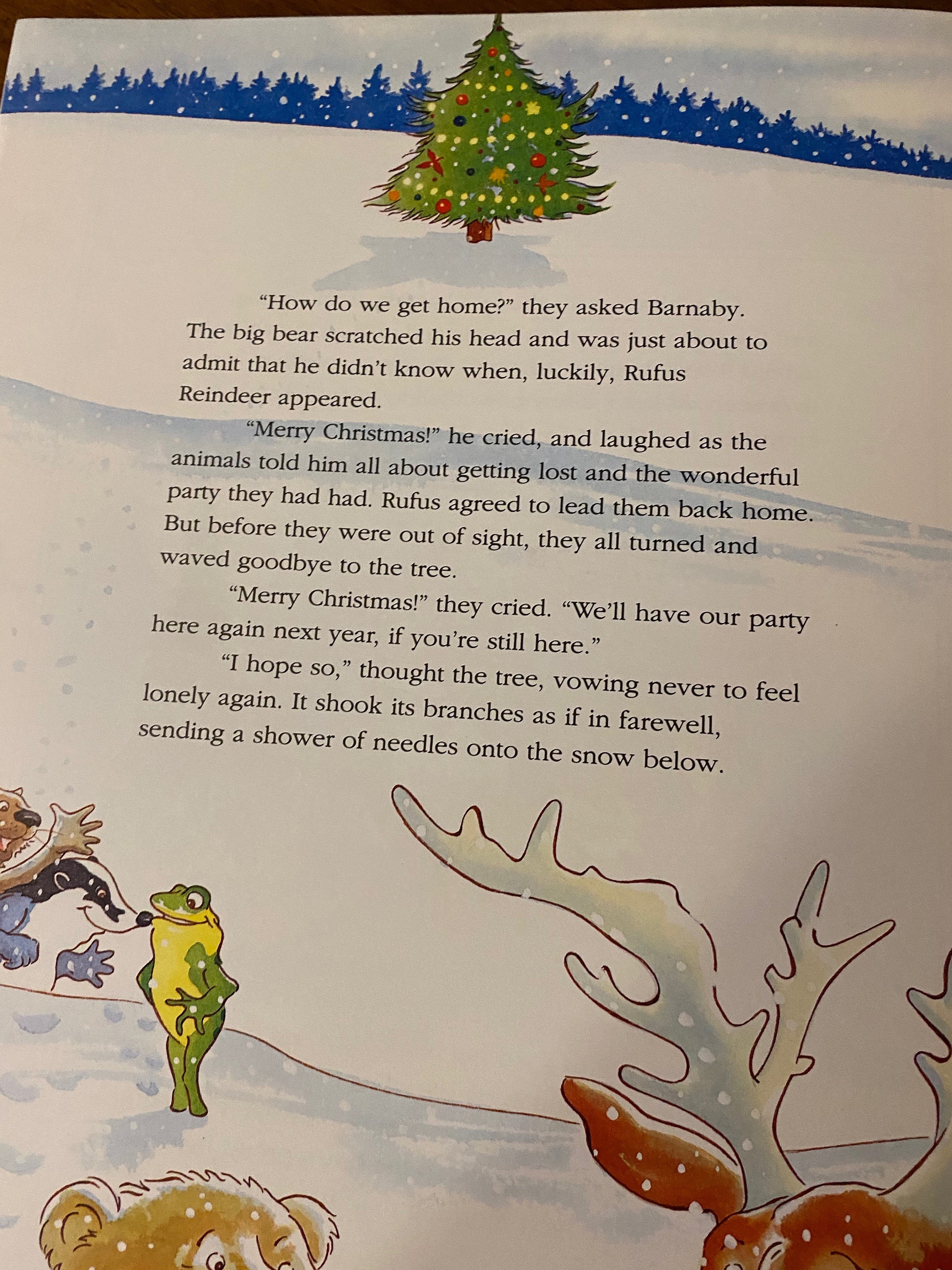 Lonely Christmas Tree Story and Sticker Book Andrew Etsy UK