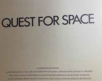 Quest For Space - Development Exploration - Silvestri, Broglio, Buongiorno, Caprata, Carassa, Croce, Hodge 1985 Manned Flight - Programma