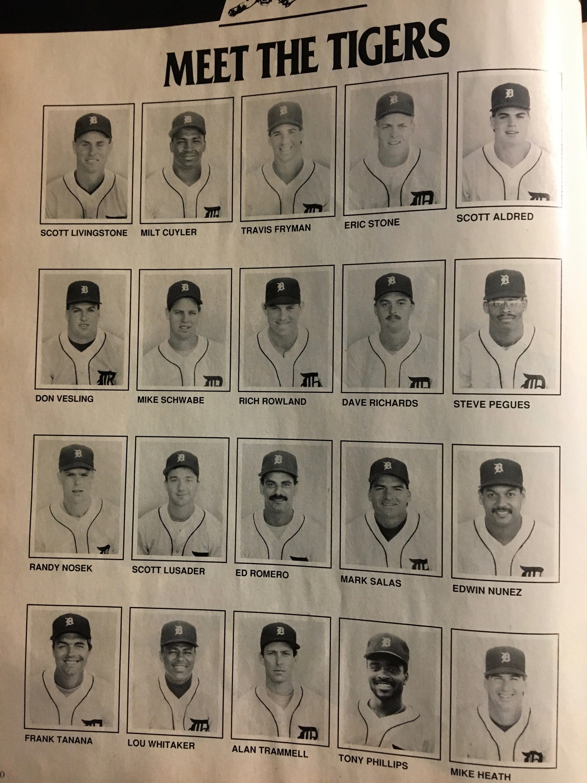 Detroit Tigers 1990 Official Scorebook & Program Baseball - Etsy Australia