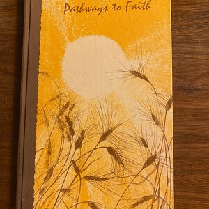 Ścieżki do wiary - inspirujący motyw natury - 1971 - Wydanie Hallmark Crown - wersety inspirowane Biblią - piękny wygląd