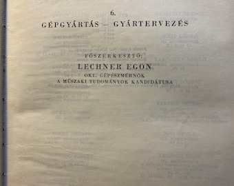 Pattantyus Gepesz Es Villamosmernokok Kezikonyve - Manual for Machines, Electricians - 1961, 63 - Trepan Zeno - Choose Volume 3 - 4 - 5 or 6