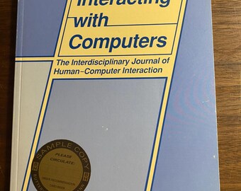 Interagir avec les ordinateurs - Journal of Human - computer Interaction - Vol 4 No 3 Décembre 1992