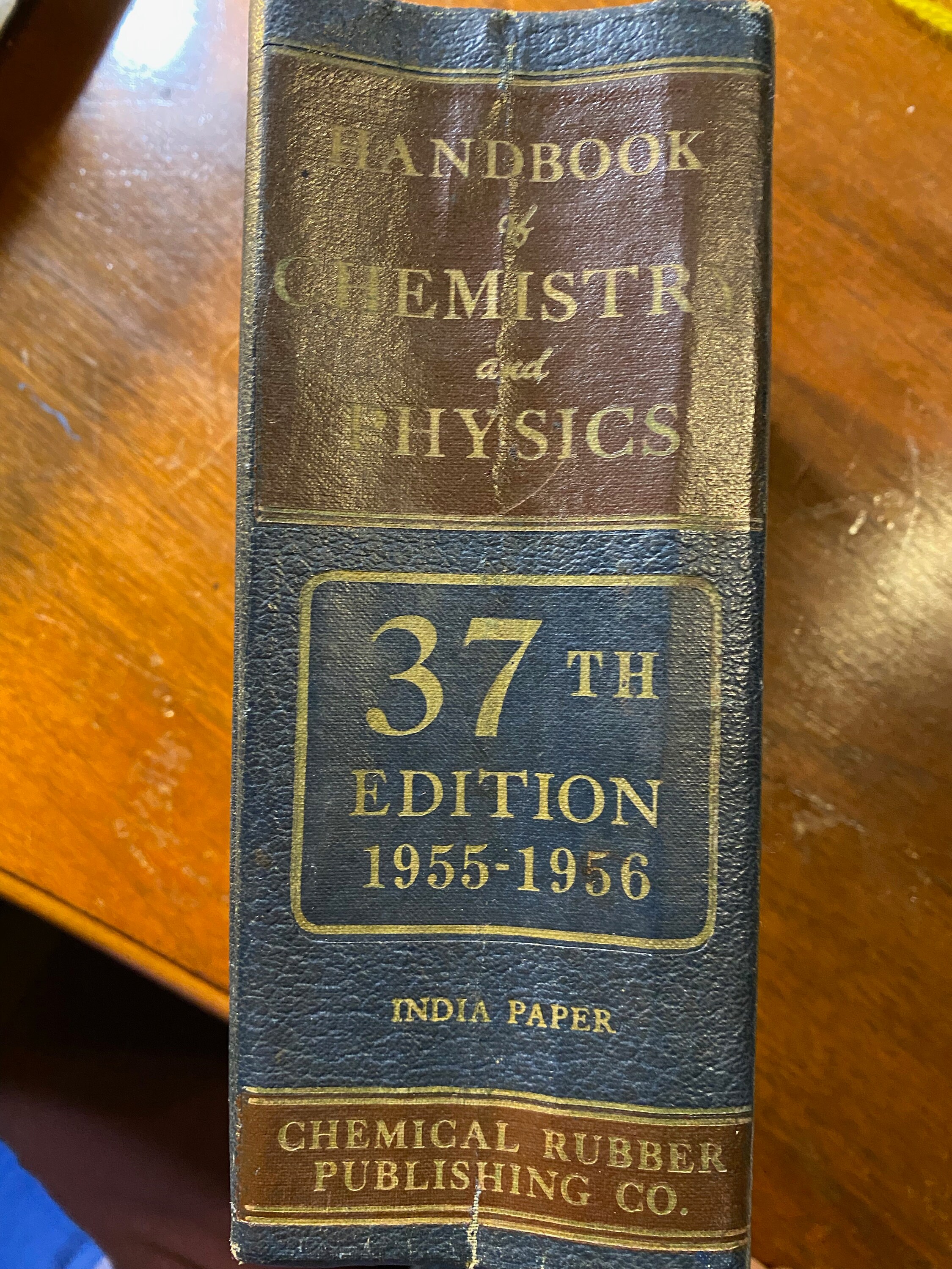 Handbook of Chemistry and Physics 37th Edition - C Hodgman, R