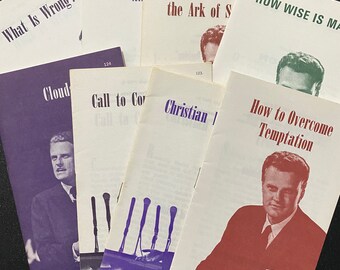 Billy Graham - The Hour of Decision Radio Broadcast - c1960s -Choose Sermon - Bible Study Faith in Action - Christian Living Christian Life