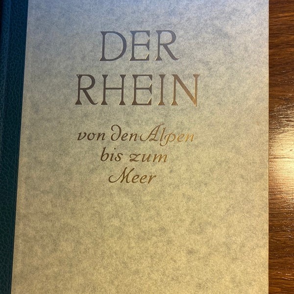 Der Rhine van Den Allen bis zum Meer - From Alps to Sea - Germany - Alfeld |Eggers | Busch - 1956 - Black & White Plates - German Edition