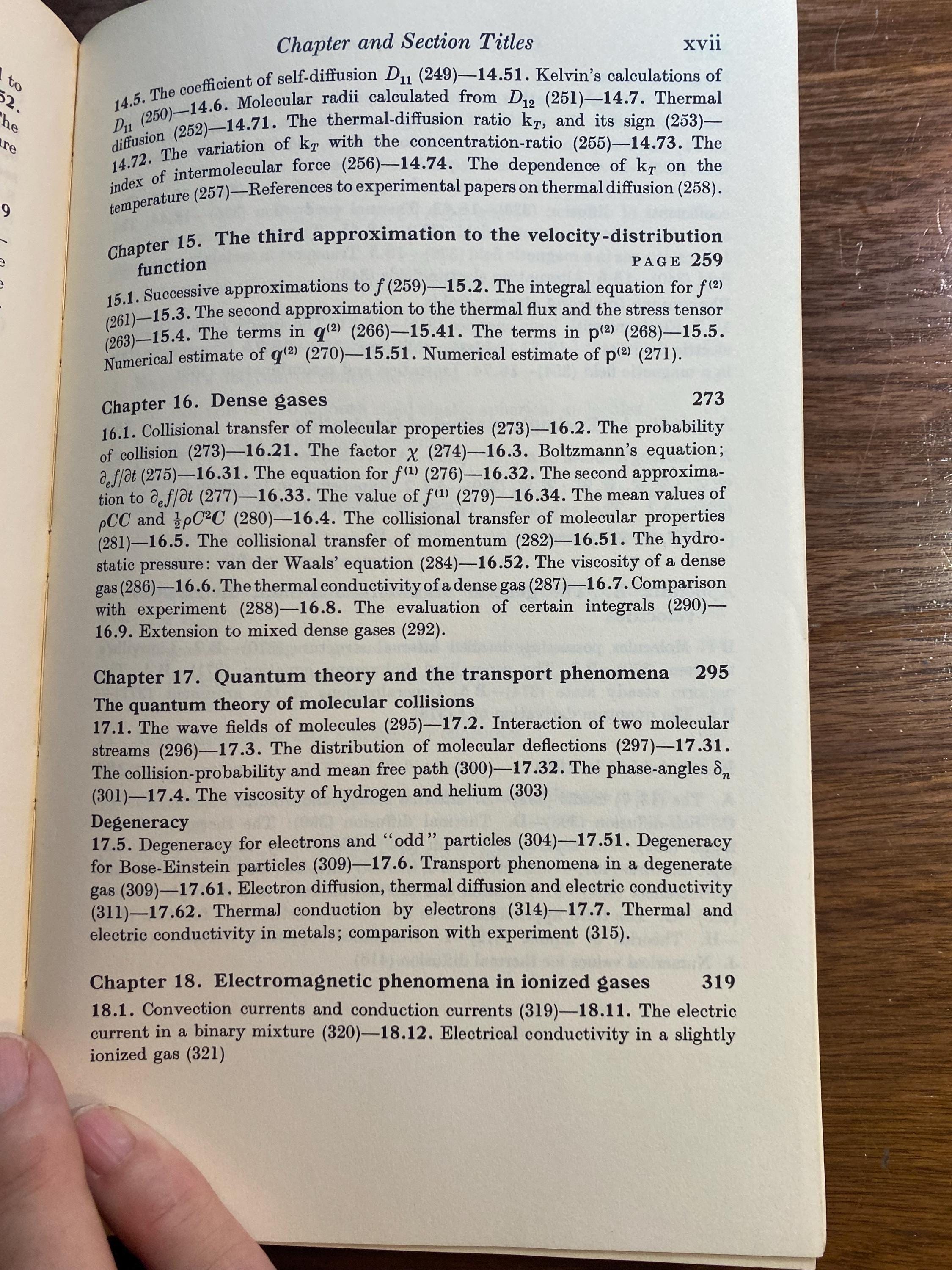 The Mathematical Theory OF Non-uniform Gases - Physics - S Chapman