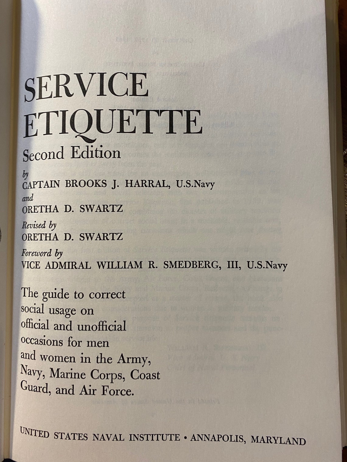 Service Etiquette Guide for Army Navy Marine Corps Coast Etsy UK