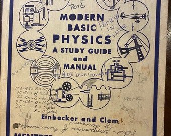 Modern Basic Physics A Study Guide and Manual - Einbecker / Clem - 1949 -  History of Science - Introduction to Physics - With Exercises