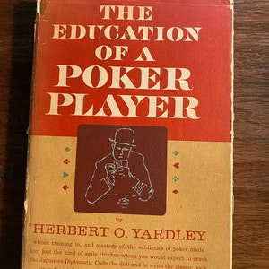 Education d'un joueur de poker - Jeux de cartes - Herbert Yardley - 1957 - Guide - Compétences - Manuel