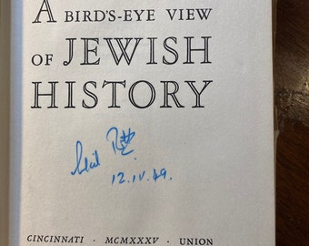 Uma Visão Geral da História Judaica - Cecil Roth - 1935 - História do Judaísmo - Antissemitismo - Movimento Sionista - Período Pré-Segunda Guerra Mundial