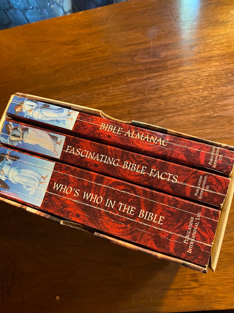 Bible Reference Library - 3 Volumes in Cardboard Case - 1998 - Bible ...