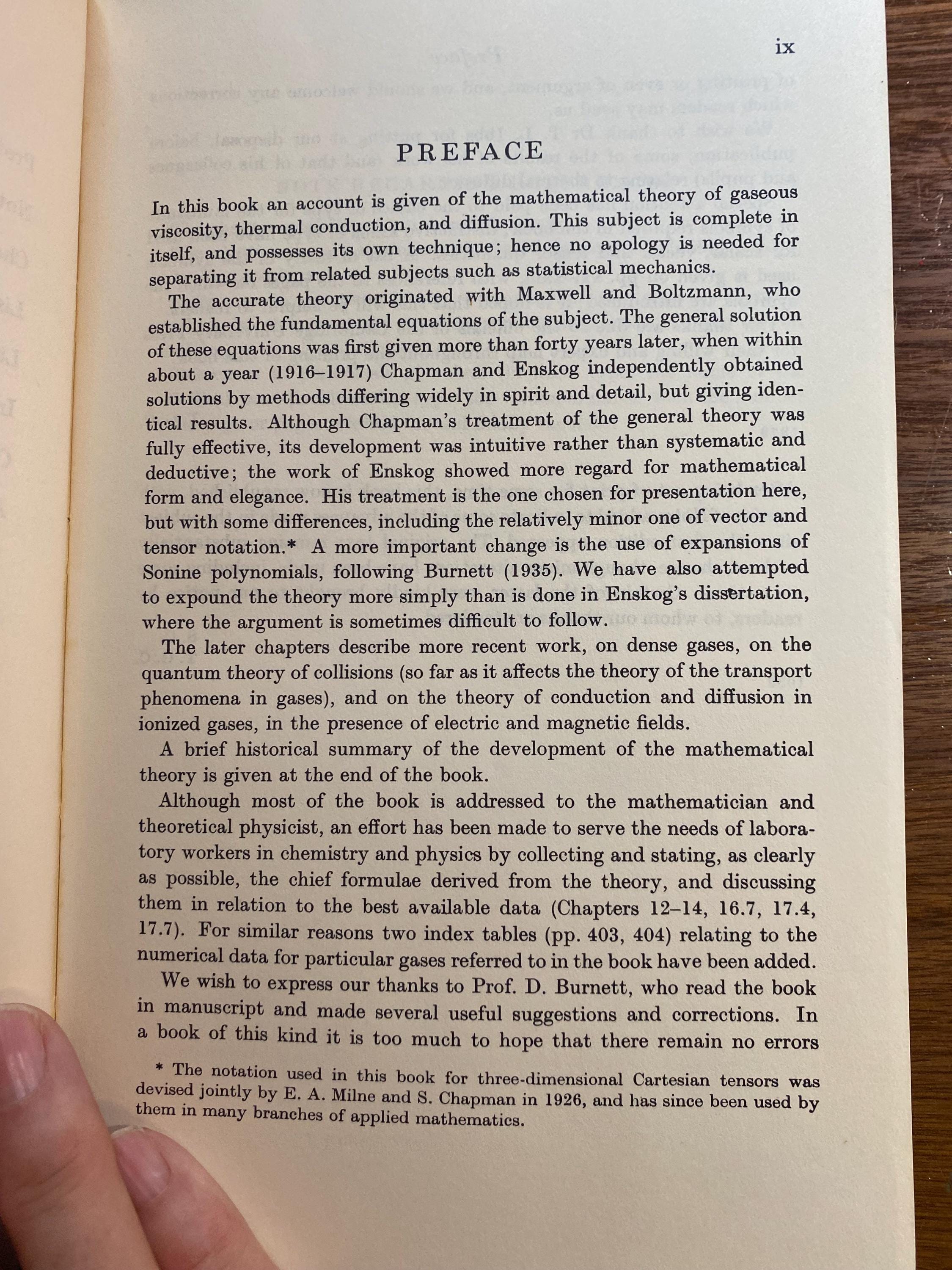 The Mathematical Theory OF Non-uniform Gases - Physics - S Chapman