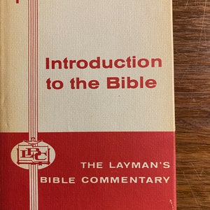 Introduction to the Bible - Layman&#39;s Bible Commentary - Volume 1 - Various Authors - 1967 - Bible Study - Religion - Christianity