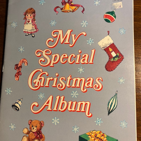 My Special Christmas Album - Journal - Diary Holiday - Willowisp  - 1990 - Holiday / Seasonal Traditions Write for Your Memories