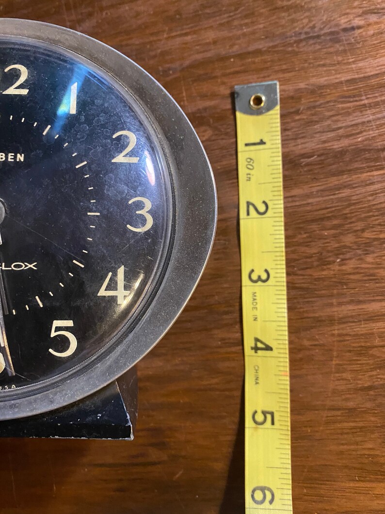 Vintage Westclox Big Ben Table Wind up Alarm Clock Black Etsy
