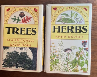 Selección de guías naturales estadounidenses: Hierbas o árboles - Guía de campo de referencia manual - Kruger / Mitchell - 1992 - Identificación -