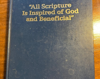 Toda a Escritura é inspirada por Deus e benéfica - 1990 - Estudo Bíblico - Guia das Escrituras - Lições da Bíblia