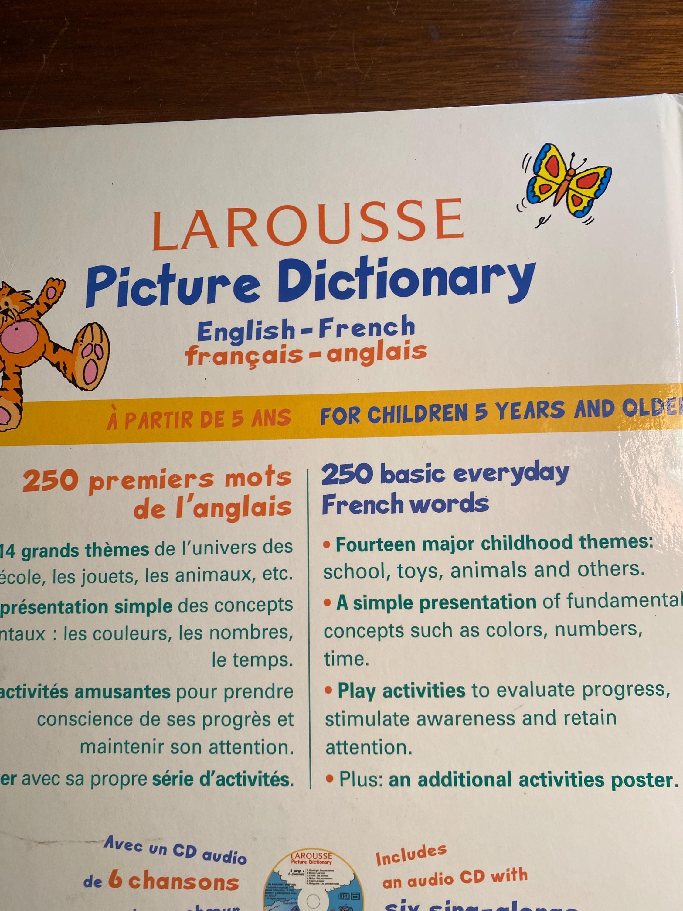 English - French Larousse Picture Dictionary for Children 5 to 7