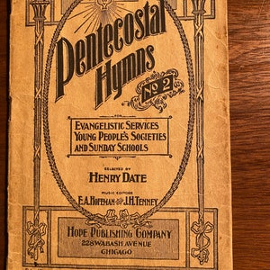 Pfingstlieder Nr. 2 - Liedbuch - 1898 - Heinrichdatum - Musik Mitsingen - Sonntagsgottesdienst - Chor - Erweckung - Evangelist