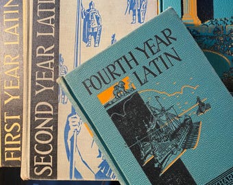 Latin Pick Year 1, 2, 3 or 4 - Charles Jenney / Meinecke / Carlisle - 1955/57 Course Students Guide Reading - Language Acquisition / Lessons