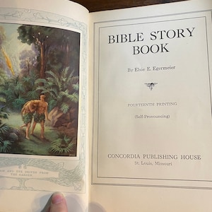 Egermeier&#39;s Bible Story Book: from Genesis to Revelation for Young and Old - Elsie Egermeier - 1934 - Christian Stories Elementary School -