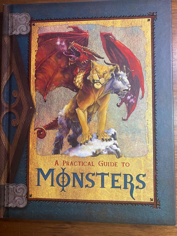 A Practical Guide to Monsters - Wizardology Handbook - Nina Hess - 2007 -  Guide - Skills - Manual - Fantasy - Wizards - Etsy Denmark