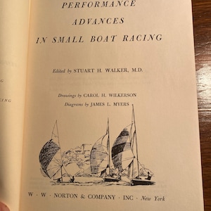 Leistungsgewinne bei kleinen Bootsrennen Grundlagen des Segelns - Seemannskunst - Stuart Walker - 1969 - Handbuch des Segelns - Navigation -