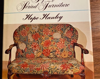 Needlework Styles for Period Furniture - Hope Hanley - 1978 -  Designs - Preservation - History - Textile