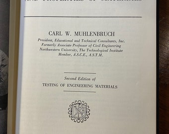 Experimental Mechanics and Properties of Materials - Carl Muhlenbruch - 1955 - Testing of Engineering Materials - Architects, Engineers